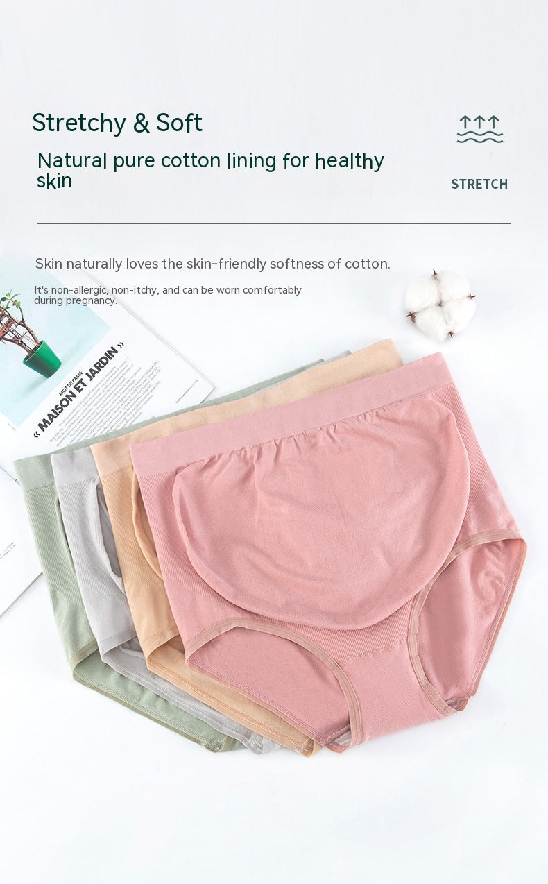 Thin Breathable Cotton Crotch Belly Support Postpartum Femmes enceintes Sous-vêtements sans couture