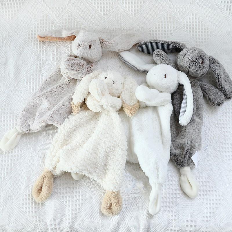 Serviette Dormant Poupée Animal Sleeping Soft Little Bunny
