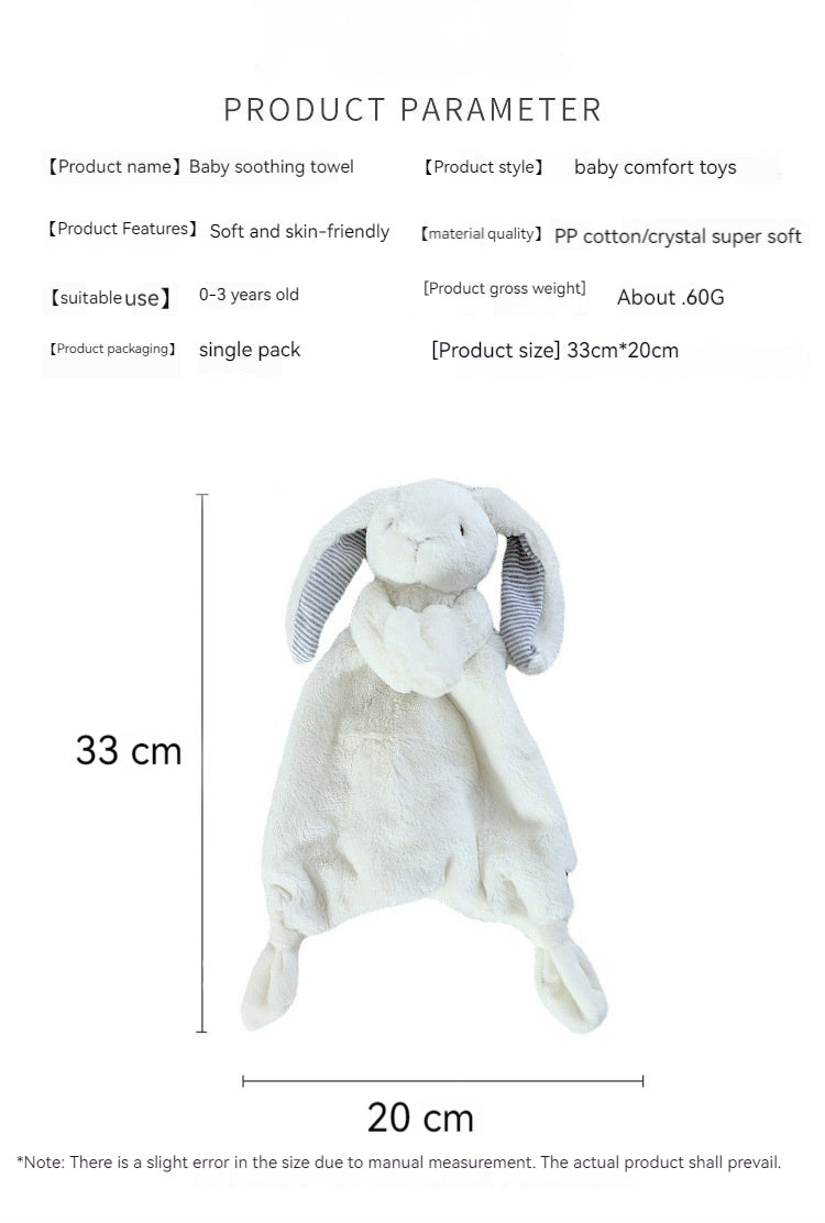 Serviette Dormant Poupée Animal Sleeping Soft Little Bunny