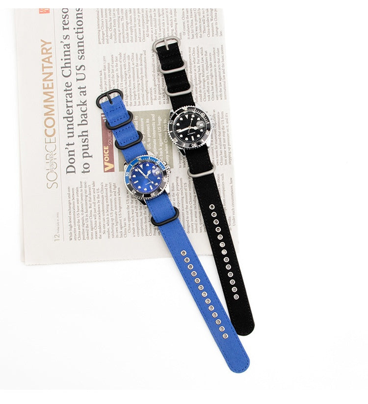Toile Nylon Épaisseur bracelet de montre