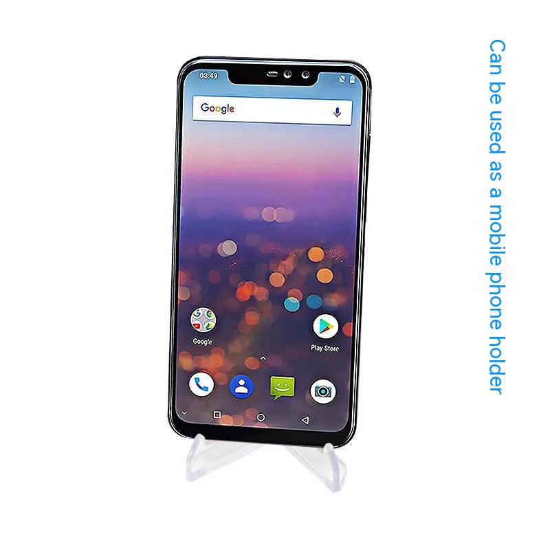 Support de couverture mobile transparent