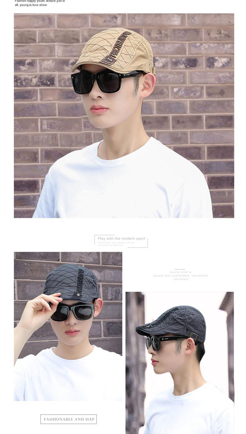 Protection solaire d'automne et d'hiver pour hommes Poof Peaked Cap