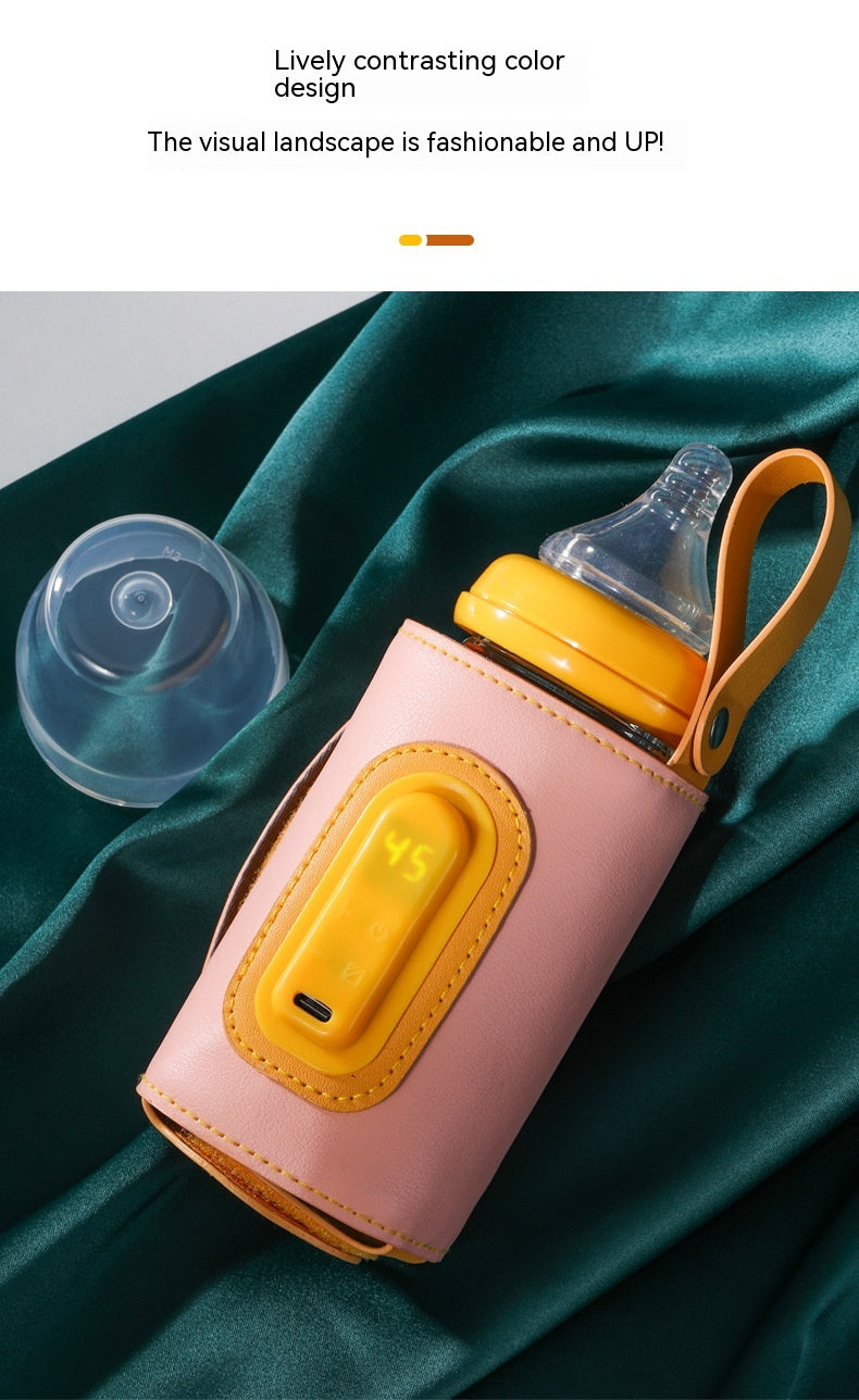 Couverture d'isolation pour bouteille de lait portative USB Intelligent Temperature Control