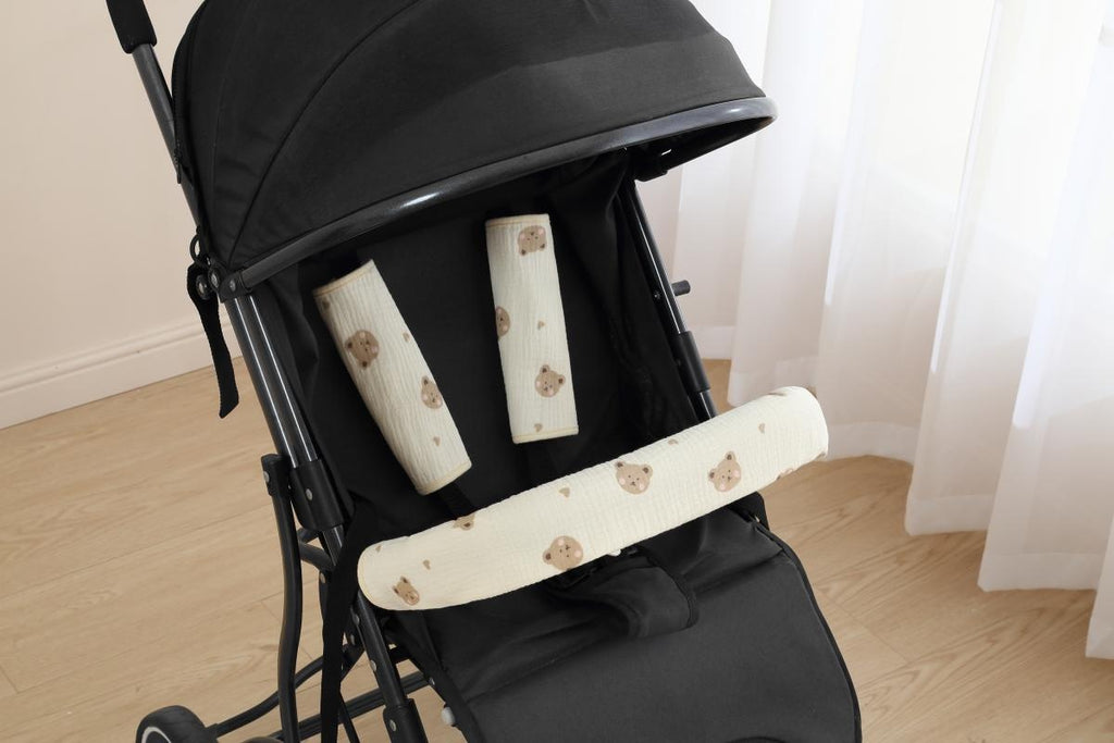 Bébé voiture de marche Paysage pour enfants voiture anti-bite serviette de salive