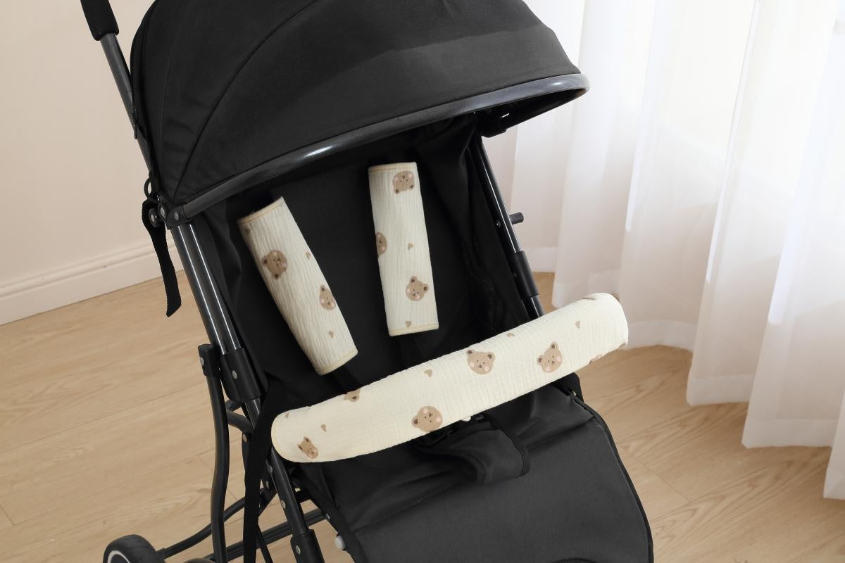 Bébé voiture de marche Paysage pour enfants voiture anti-bite serviette de salive