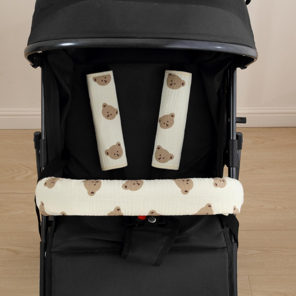 Bébé voiture de marche Paysage pour enfants voiture anti-bite serviette de salive
