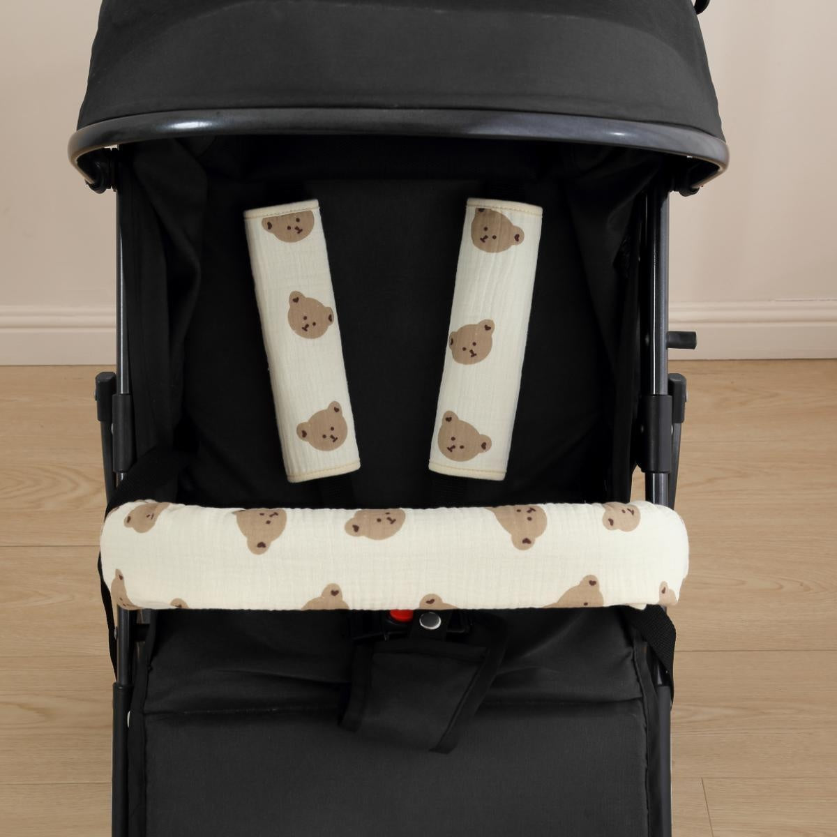 Bébé voiture de marche Paysage pour enfants voiture anti-bite serviette de salive