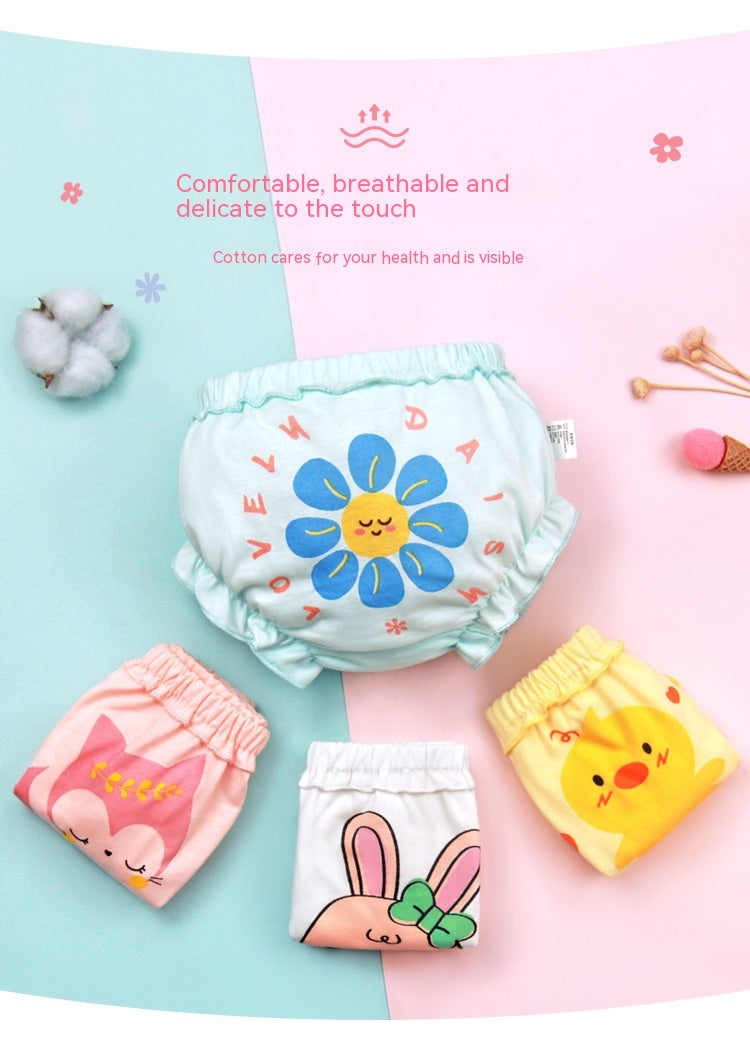 Short de style coréen Slip pour enfants Sous-vêtements pour filles sans Pp