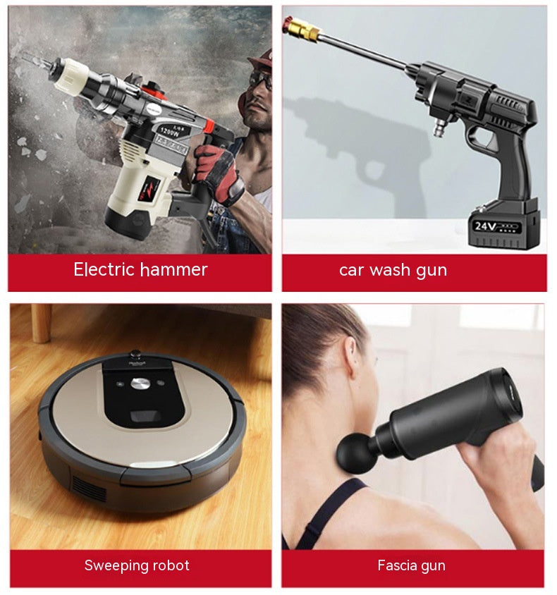 Panneau de contrôle du gouttière à angle de lithium-ion sans brosse