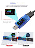 AT34 Instrument de détection de chargeur USB voltmètre numérique
