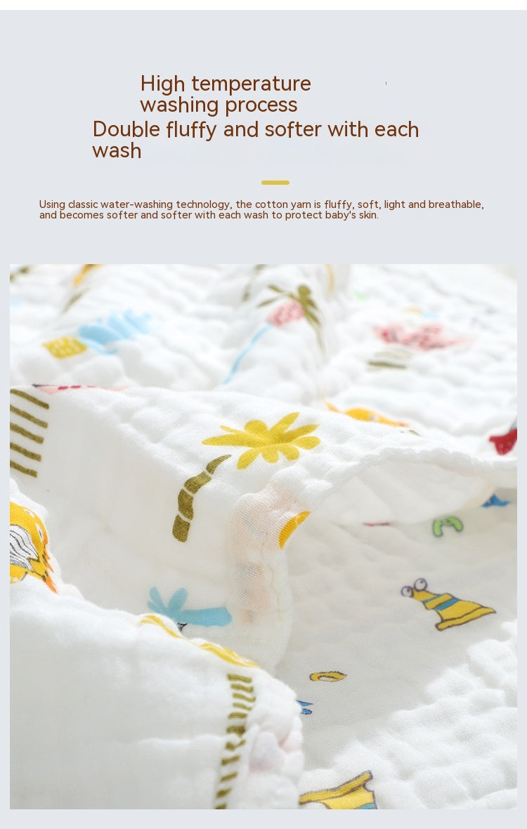 Couverture pour bébé imprimé en coton pur
