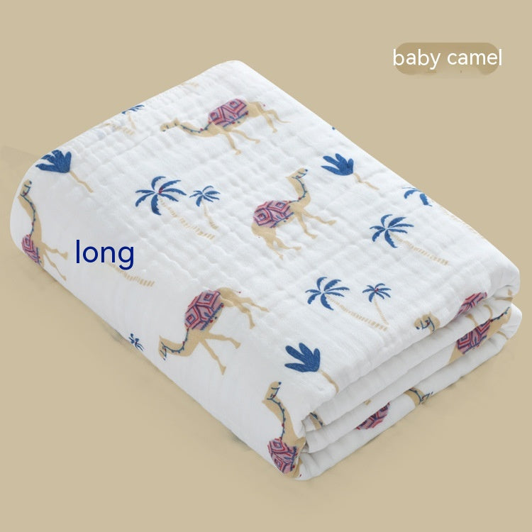 Couverture pour bébé imprimé en coton pur