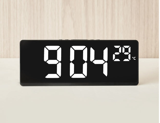 Horloge électronique multifonction créative Simple grand écran Horloge alarme multi-groupes