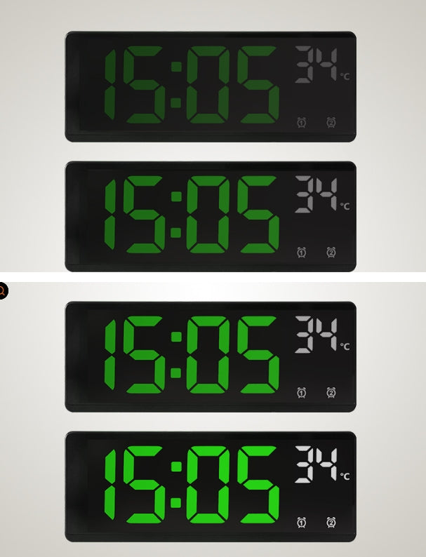 Horloge électronique multifonction créative Simple grand écran Horloge alarme multi-groupes