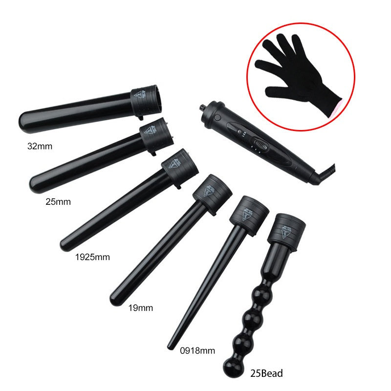 Curler cheveux Curler pour le curling ou le lissage Multi-fonction LED Multi-Gear Tempera