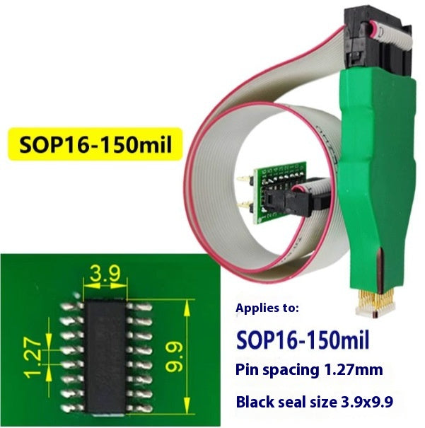 Removable chip etching probe wire