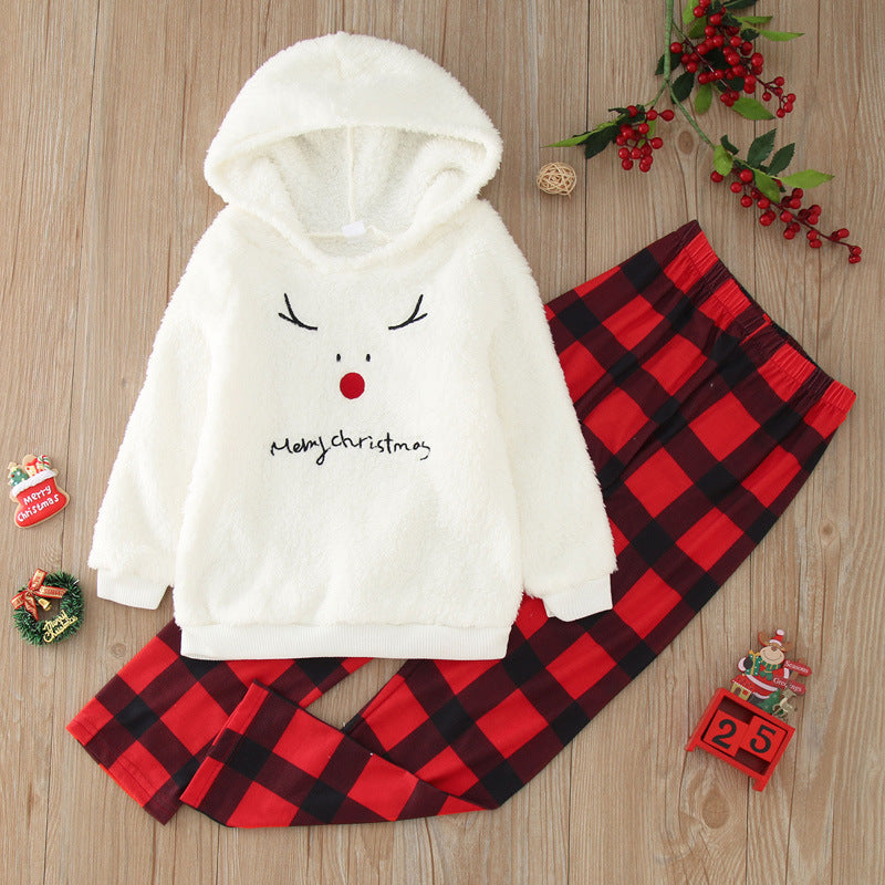 Two-piece printed loungewear pajama