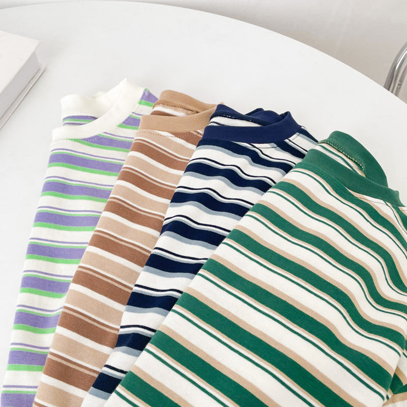 T-shirt vintage rayé pour enfants
