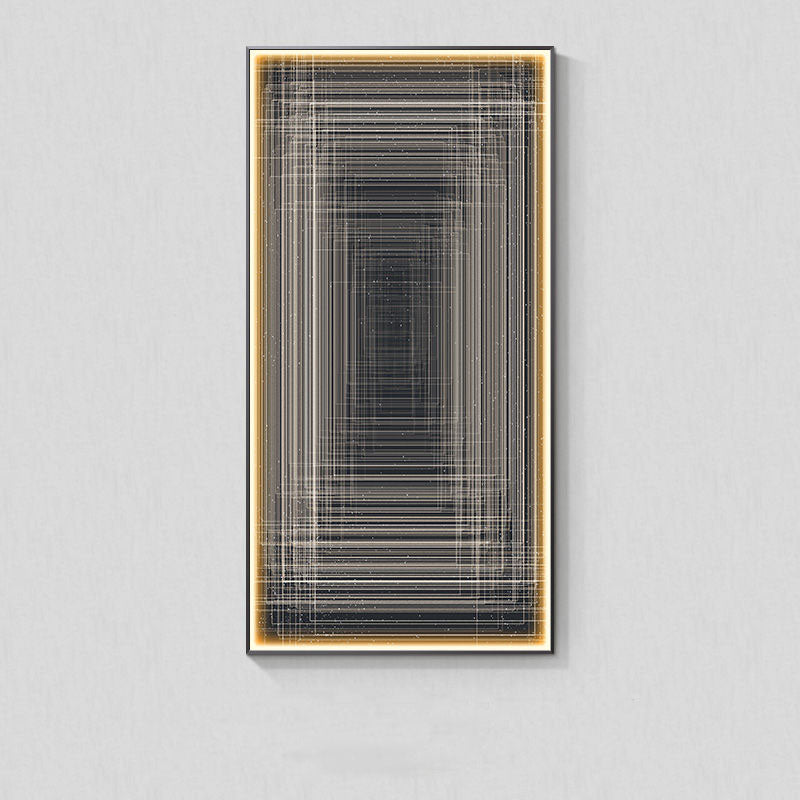 Modern Light Luxury Wall Abstract avec photo de suspension de lumière