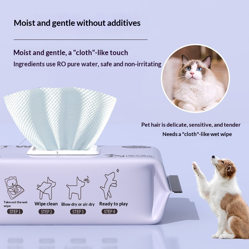 Wipes pour animaux de compagnie extra grande taille