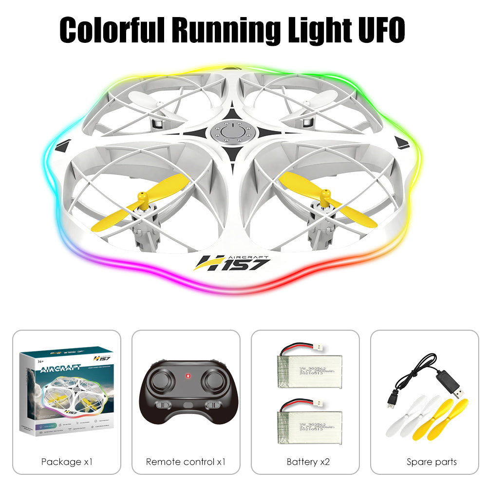H158 Drone double électrique blanc