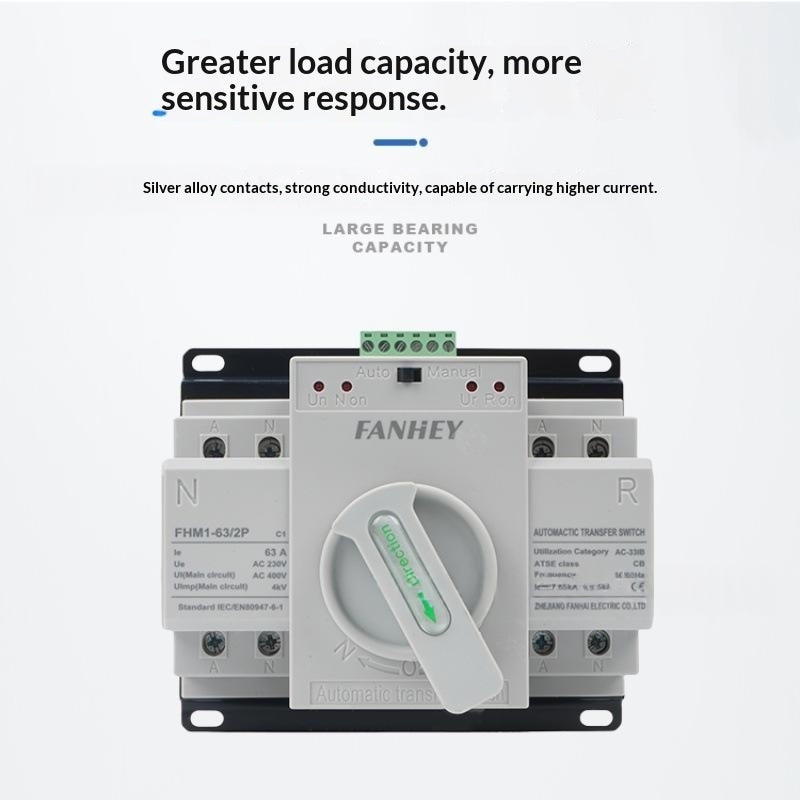 Automatic Transfer Switch for Dual Power Sources