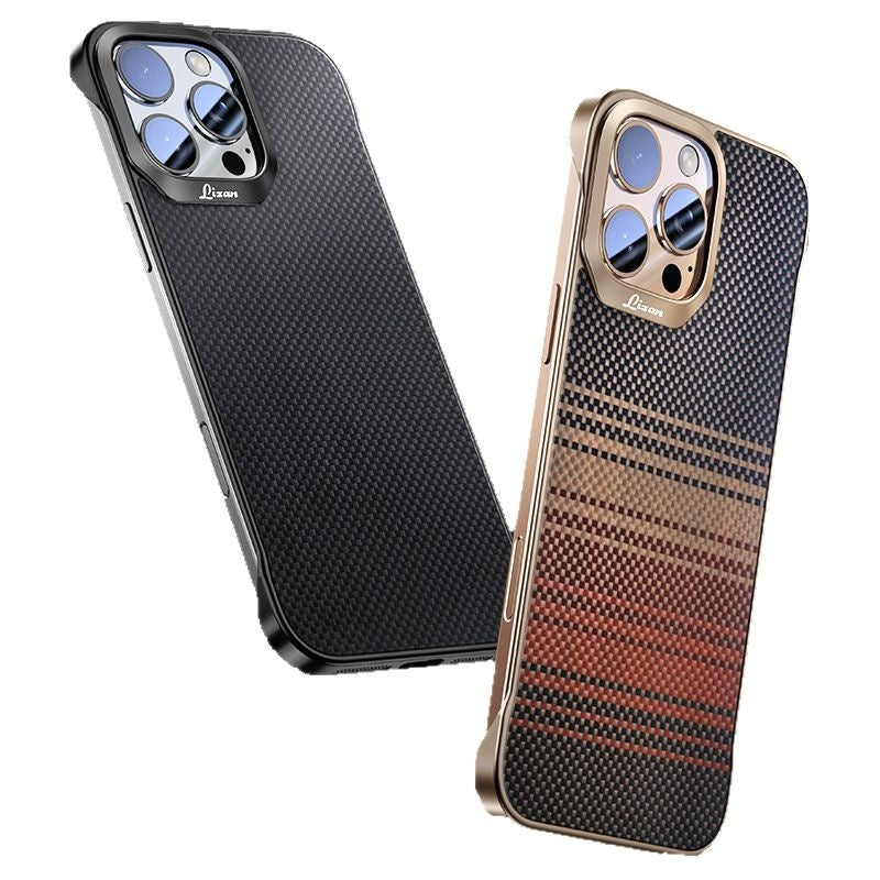 Kevlar Texture Magnetic Protective Cover Carbon Fibre