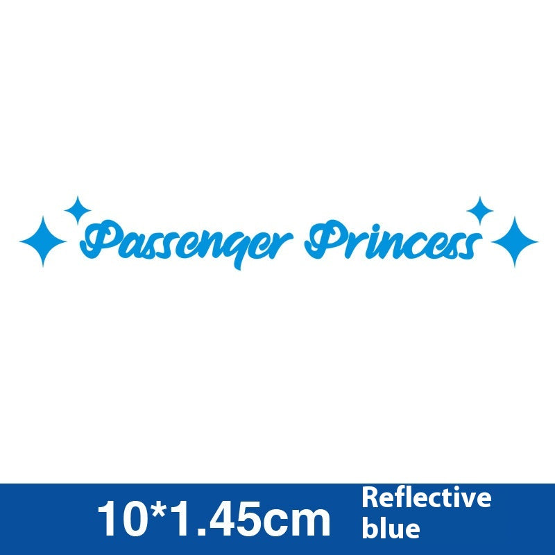 Stickers Voiture Spéciale Princesse de Passager