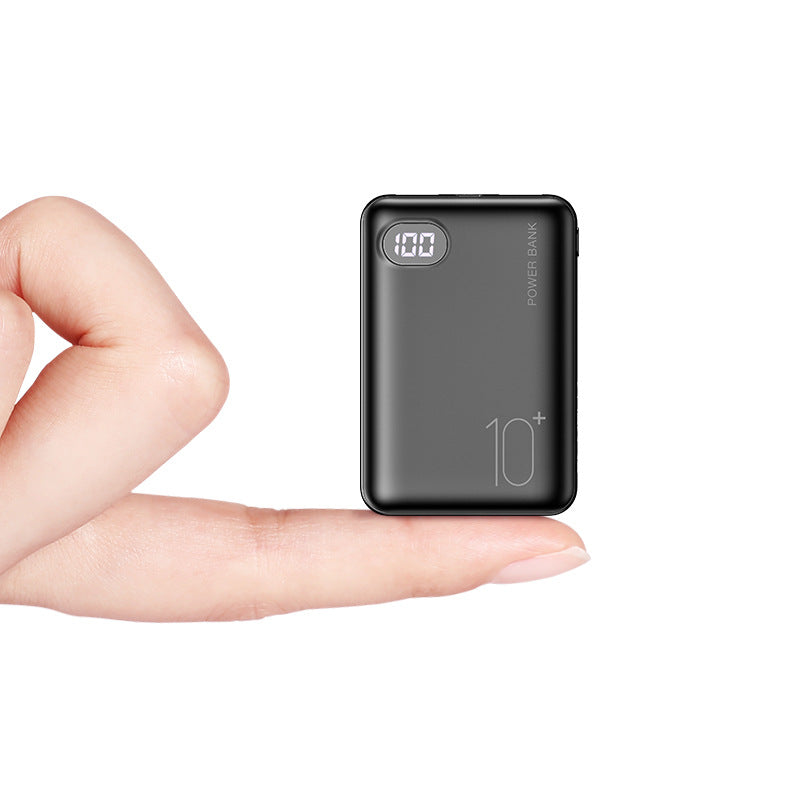 10000mAh banque de puissance d'affichage numérique deux USB