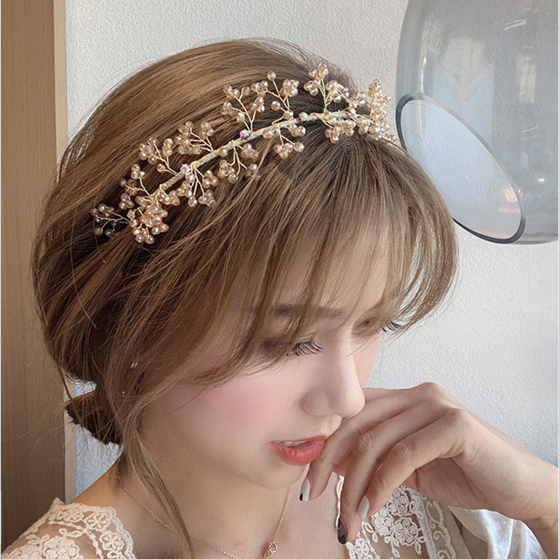 Versatile et élégant sortir coiffure Accessoires capillaires Tempérament Retro Bridal Headba