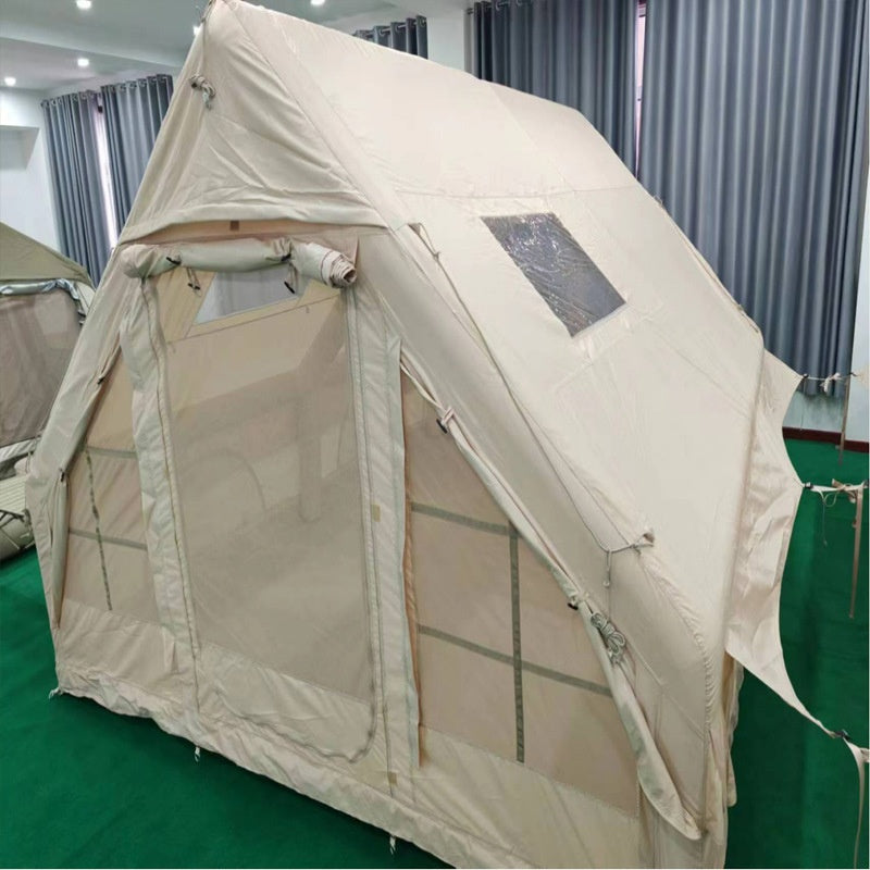 Tente gonflable de camping rehaussée de chaleur