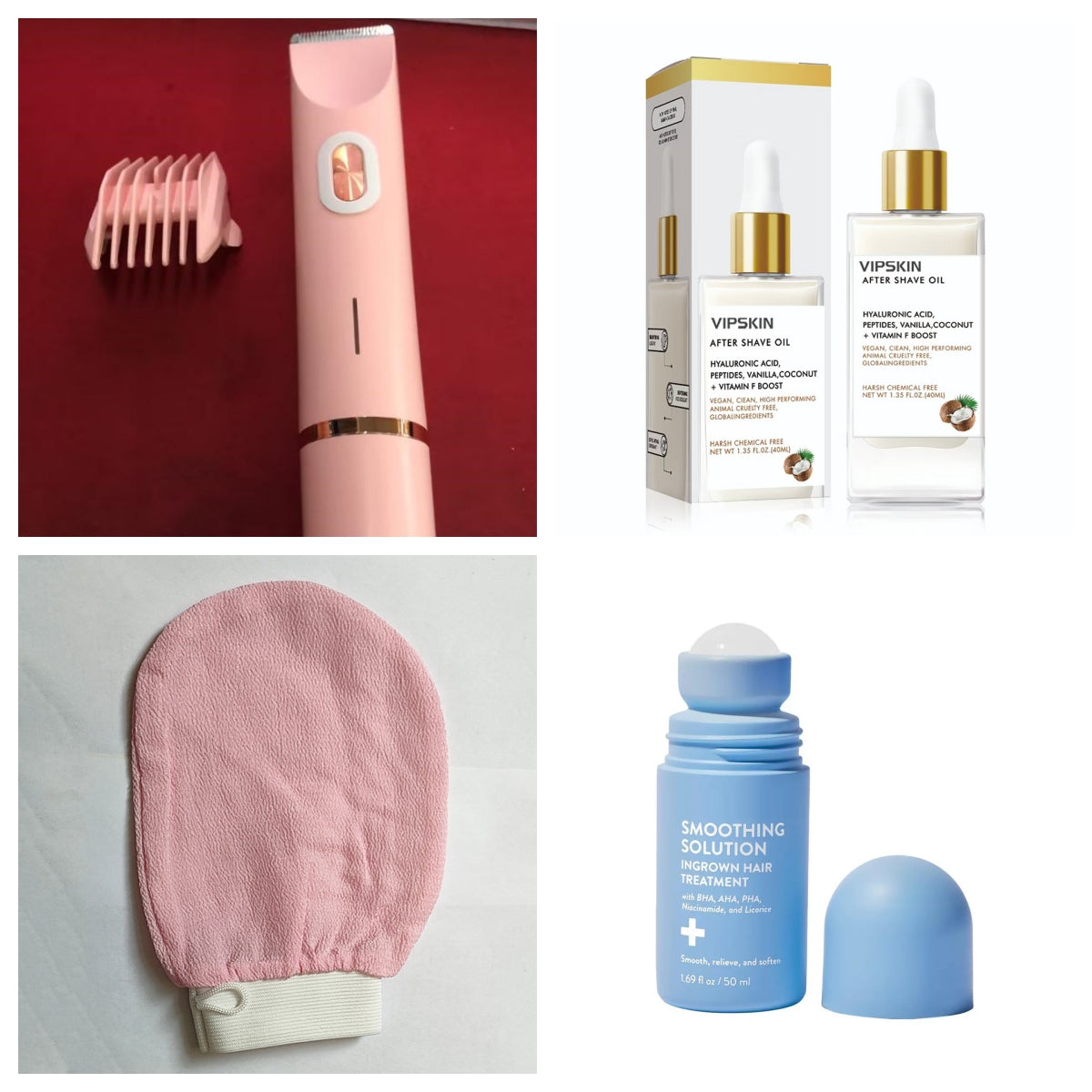 2 En 1 Enlever les cheveux Double tête des femmes Shaver privé Pubic cheveux Trimeur électrique Razor W