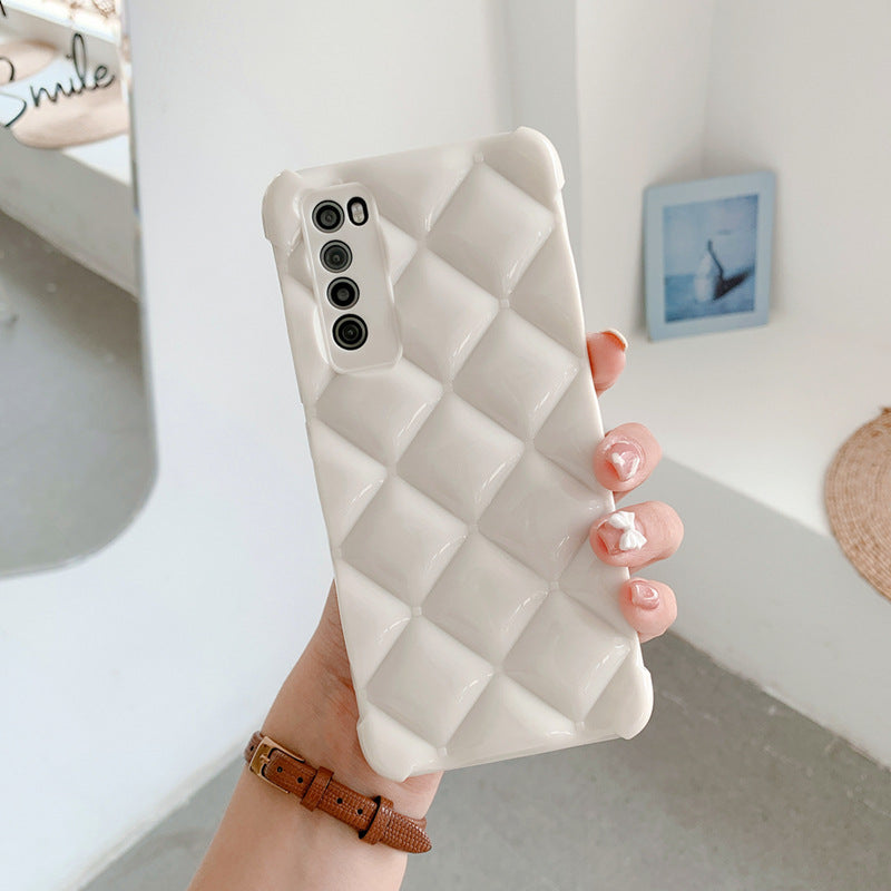 Boîtier de téléphone cellulaire diamant de silicone