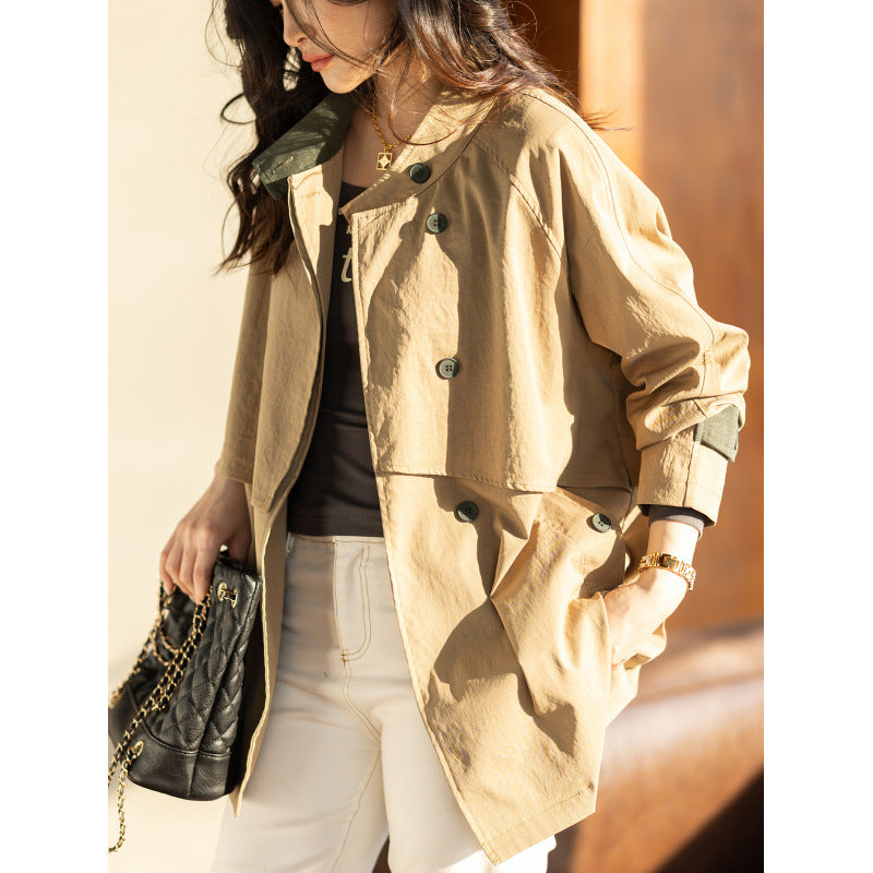 Vêtements de travail occasionnels mi-longueur Top pour l'automne