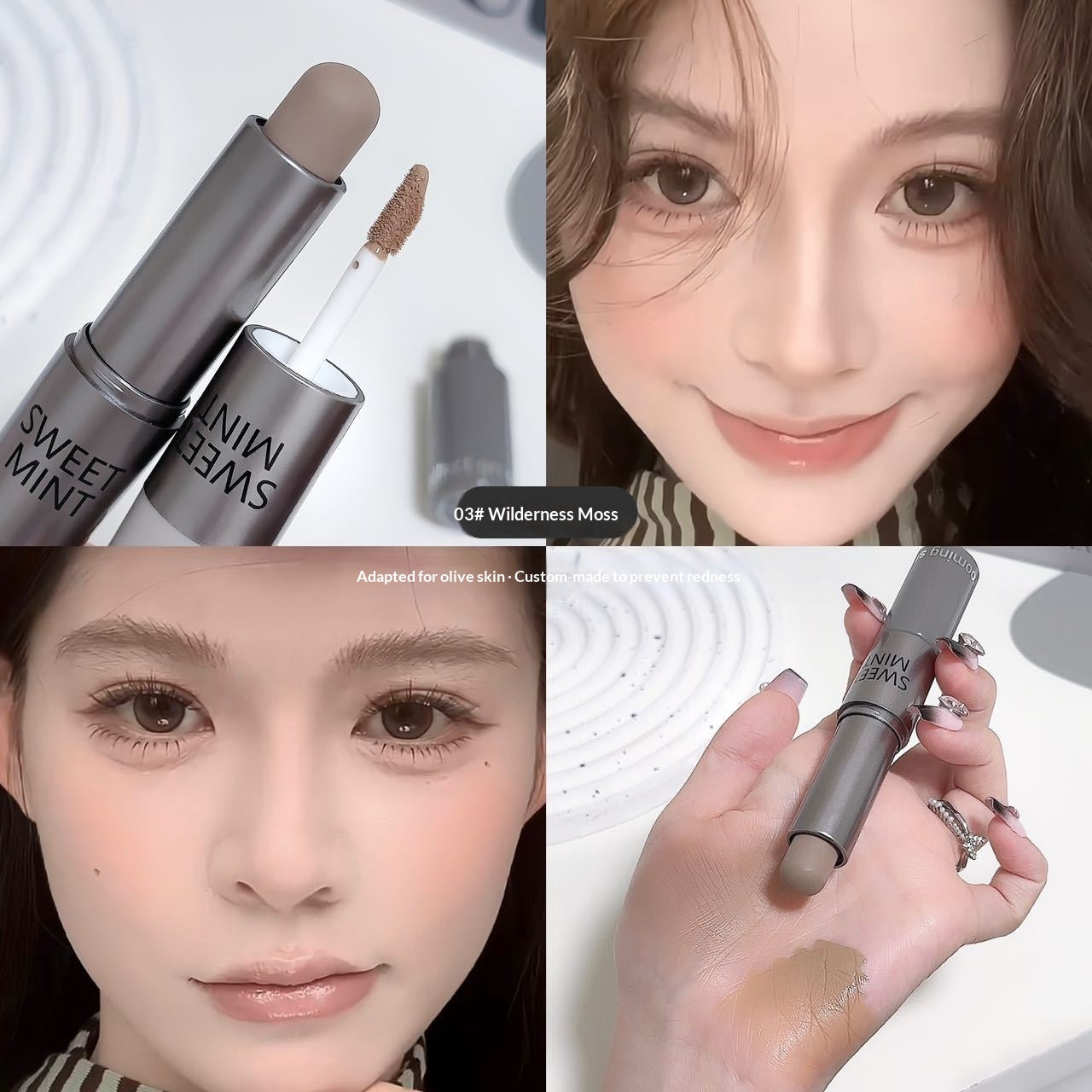 Bâton de Contour double-Effet Visage Contouring et Nez Shadow Matte Finition Bâton de Contour