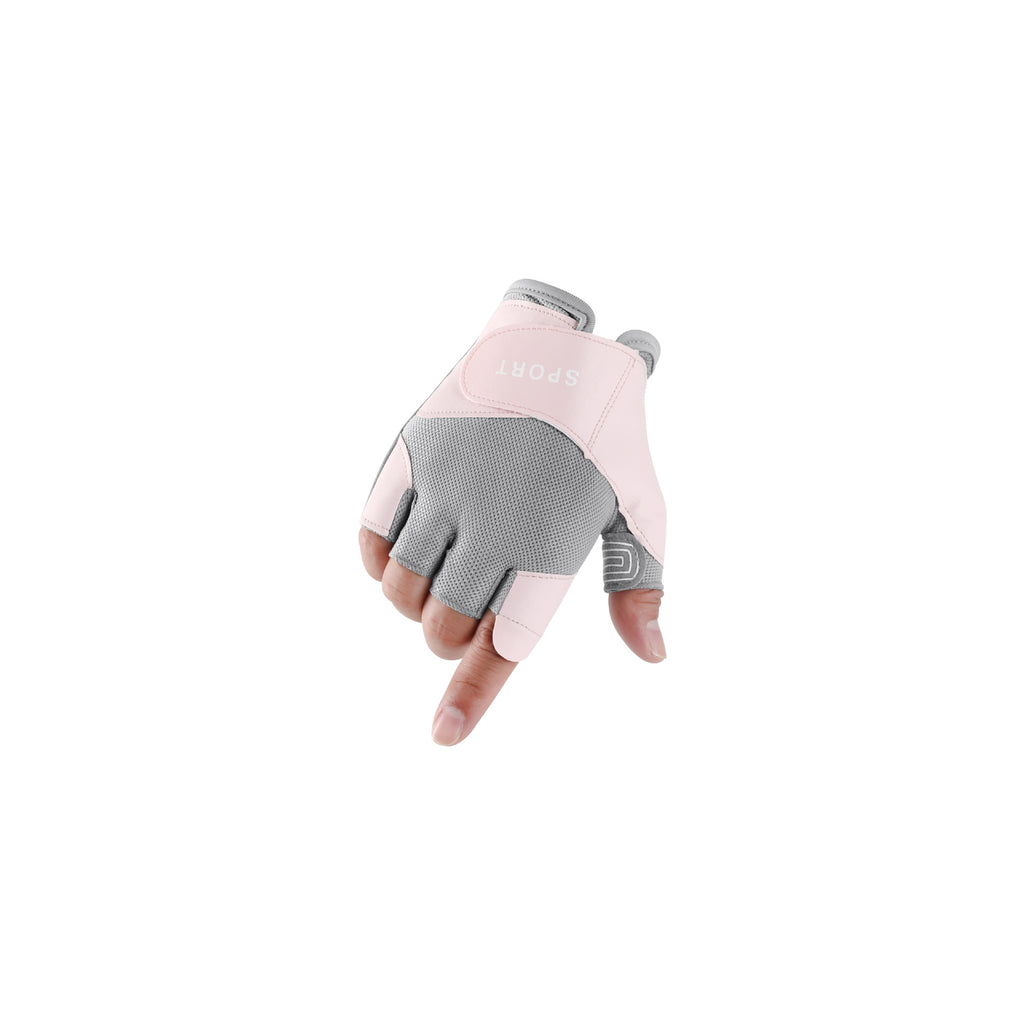 Gants léger respirant demi-doigts pour hommes et femmes idéales pour la randonnée à vélo et Fi