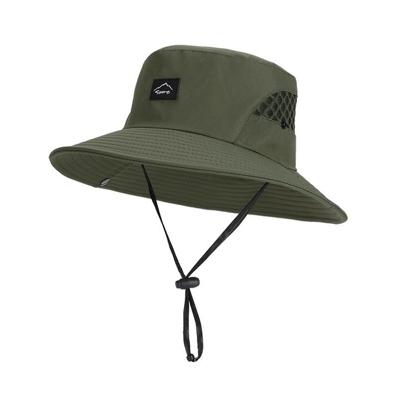 Chapeau de pêche Bucket large bord Protection solaire pour la randonnée
