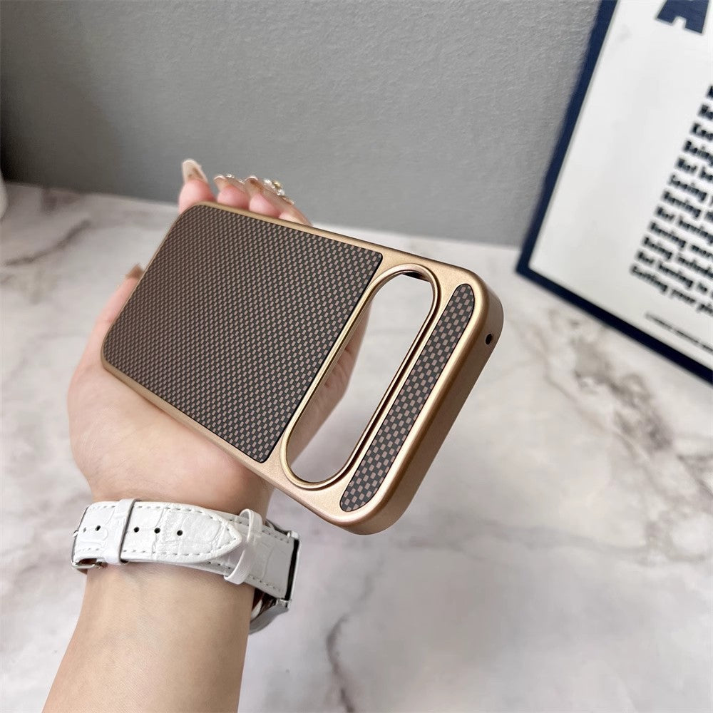 Fashion Personnalité Carbon Fibre Texture Phone Case