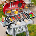 Dinette enfant avec station de cuisson et barbecue à imiter