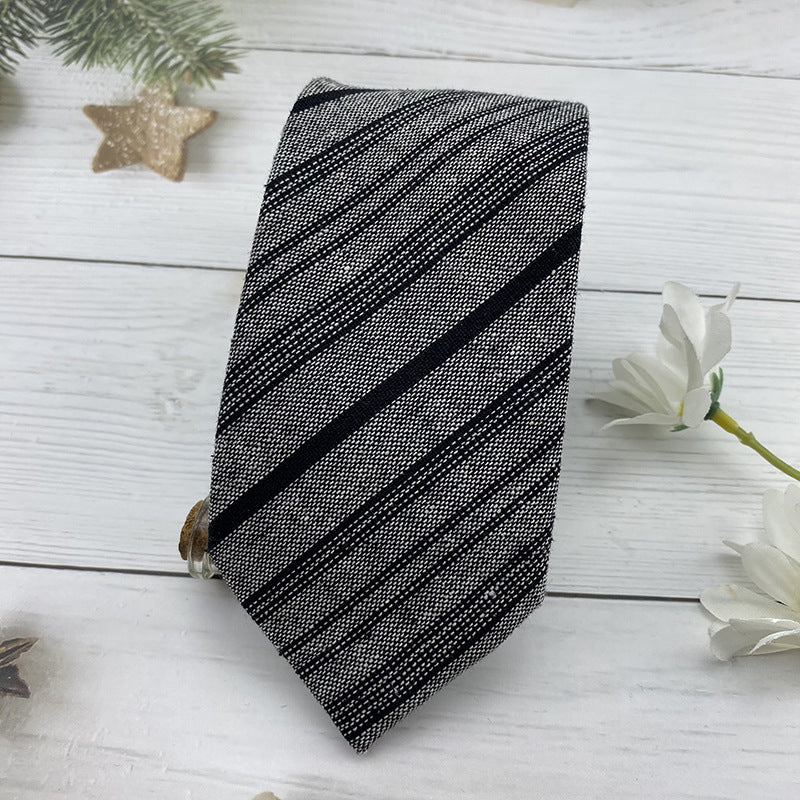 Autumn and Winter Basic for Schools Tie Hand Jk British Style tricoté coton et lin Str