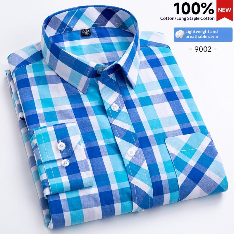 Hommes Plaid Shirt Fashionable Casual Shirt