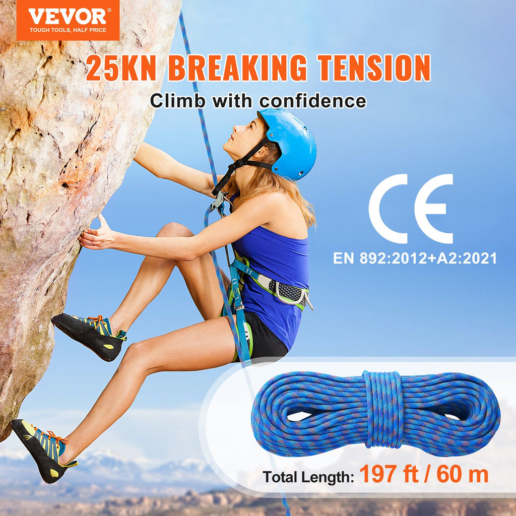 Rope d'escalade dynamique de 10,2 mm