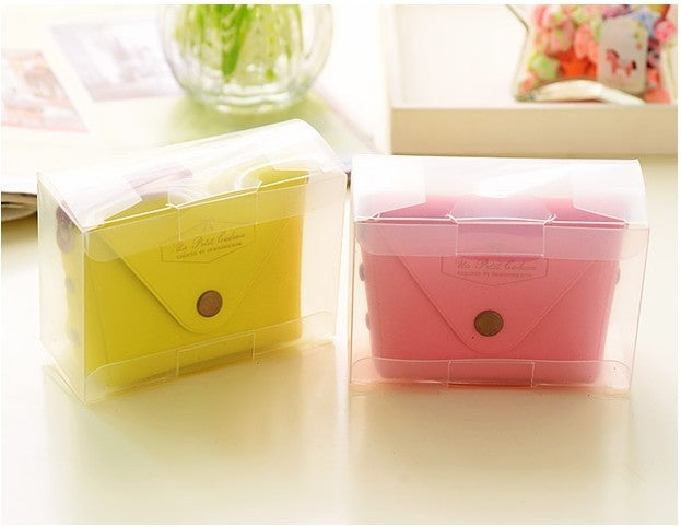 Jolie couleur de couleur de couleur cas Macaron Coin Purse