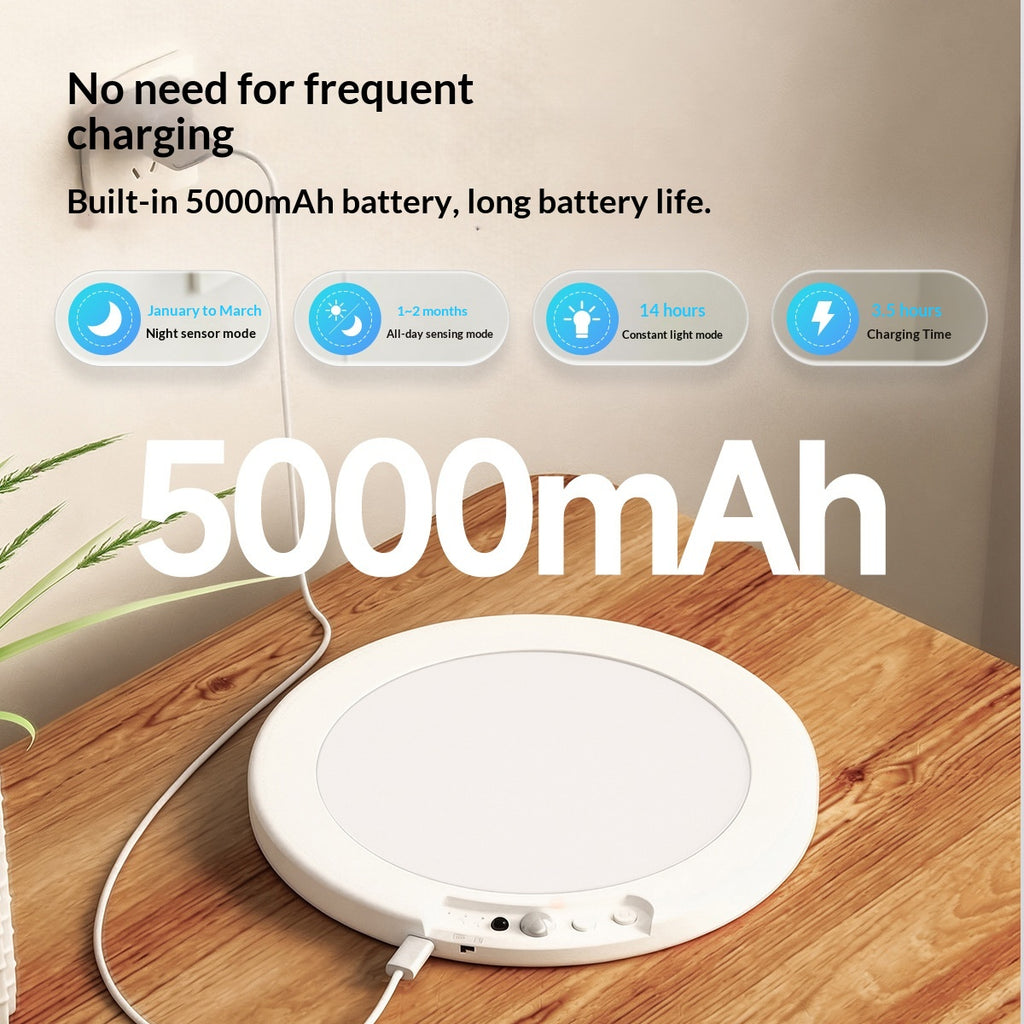 Lumière de plafond à induction rechargeable longue durée