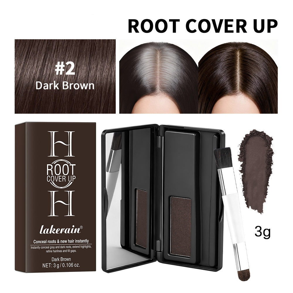 Palette de Contour de Cheveux Poudre de Coiffure Double Couleur Poudre de Contour