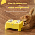 3-en-1 Cheese House Smart Cat Toy