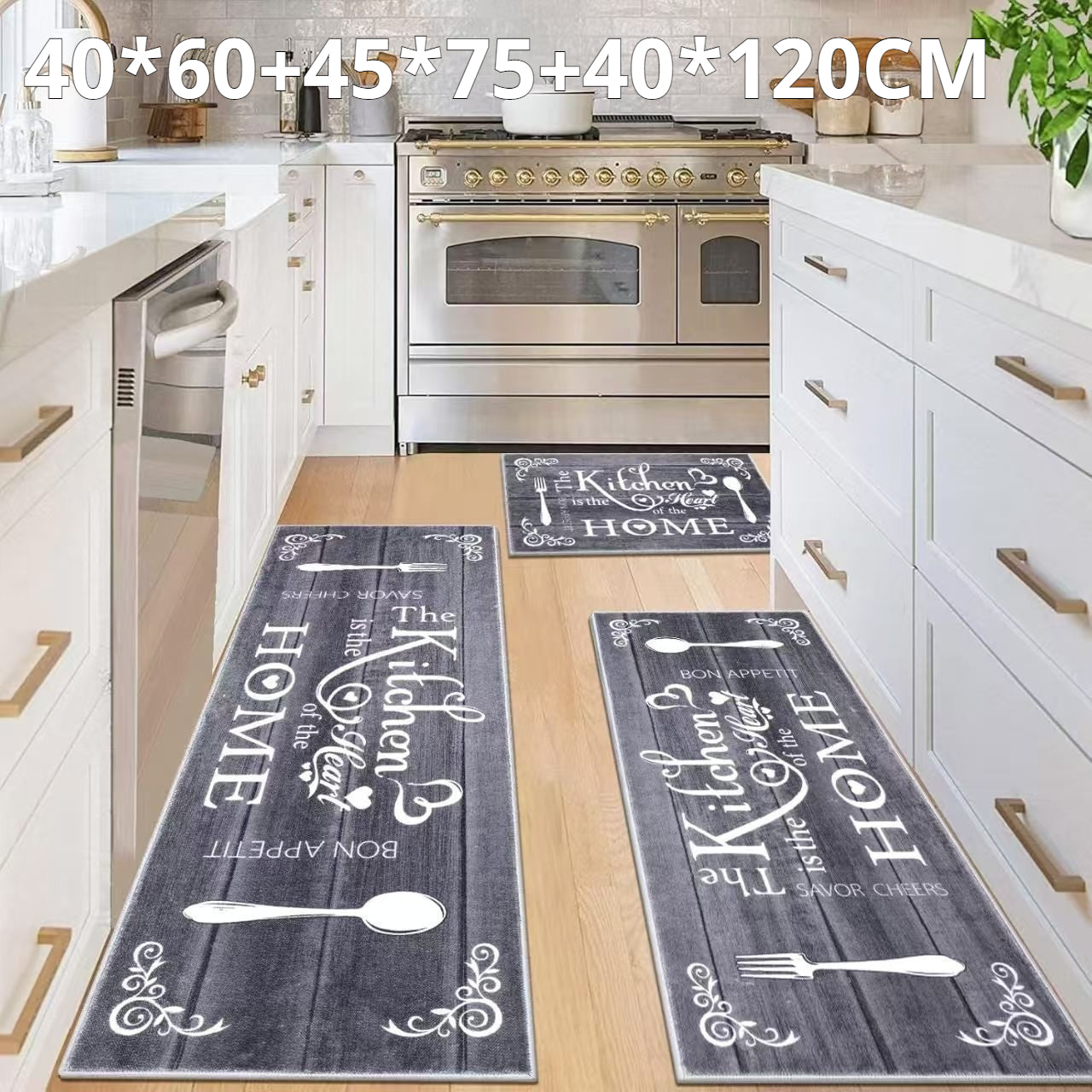 Tapis de cuisine simple de style américain pour usage domestique