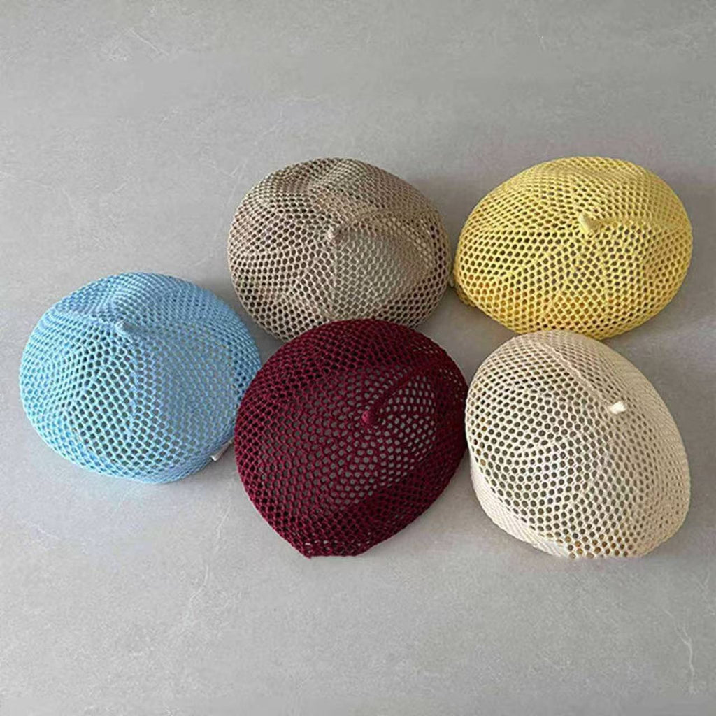 Beret tissée pour femmes style été