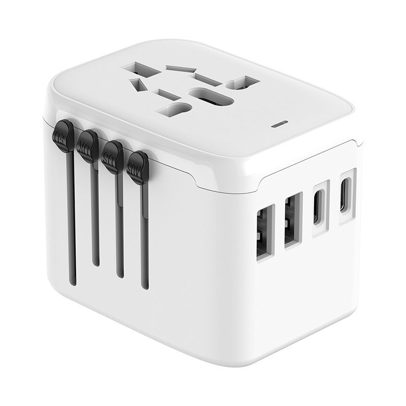 Chargeur de voyage 2USB 2 Type-C prise universelle