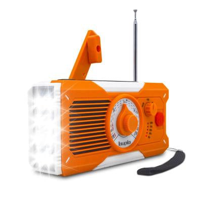 Radio à main multifonctionnelle d'urgence avec lampe de poche lumière de lecture